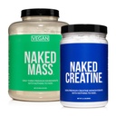 Bielkovina bez NAKED: 8LB Vegan Mass Creatin