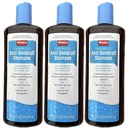 3 balenia Terapeutický decht gél šampón proti lupinám - psoriáza, seboroická dermatitída, 16 oz každá fľaša - veľká veľkosť - T gél