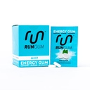 RUN GUM Mint Energy Gum 50mg Caffeine Taurine & B-vitamíns Per Piece, 24 Pieces (Pack of 12), 2 Pieces = 1 káva alebo Energetický nápoj, bez cukru, Zero Calorie