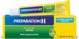 Príprava H hemoroidy krém s Aloe pre multi-Symptom Relief - 1.8 Oz Tuba