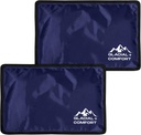 Glacial Comfort Gel Ice Pack pre bolesti chrbta - (12" x 8") Opätovne použiteľné studené Pady pre Hip, Koleno, Rameno Zranenia, svalové napätie, migréna a popôrodné zotavenie s Flex Technology - Po operácii.