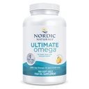 Nordic Naturals Ultimate Omega, Citrónová príchuť - 180 mäkkých gélov - 1280 mg Omega-3 - Fish Oil s vysokou potenciou s EPA & DHA - podporuje zdravie mozgu a srdca - non-GMO - 90 porcií