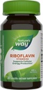Prírodná cesta Riboflavín Vitamín B2, podporuje produkciu energie buniek*, Vegan, 30 tabliet (Backaging May Vary)