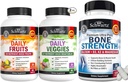 Trojitá sila Omega 3 Rybí olej Softgels (1 mesiac dodávky) Plus glukozamín Chondroitín MSM Trojitá sila Spoločná podpora doplnok (1 mesiac dodávky)