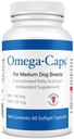 Omega-Caps pre stredné psie plemená - Omega 3, vitamíny, minerály, antioxidanty - podporný imunitný systém, kĺby, srdce a mozog - 60 Softgel kapsuly