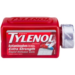 Gély s rýchlym uvoľňovaním tylenolu (290 ct.) (2 balenia)