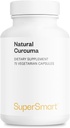 Supersmart - Natural Curcuma 2500mg per day (High Potency) - Curcuma Longa Extract Supplement - Tumeric Curcumin 95% Curcuminoids 