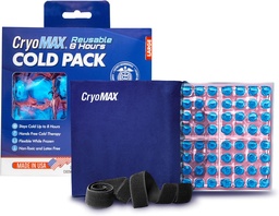 CryomAX Cold Pack, opakovane použiteľné, bez latexu, 8 hodinová studená terapia, veľké, 12" x 12" (1 počet)