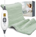 Pure Enrichment PureRelief XL Heating Pad - 12" x 24" Elektrický Vykurovací Pad pre Back Bolesť a Cramps, 6 Nastavenia tepla, FSA/HSA Vhodné, Soft Machine Wash Fabric, Auto-Off & Moist Heat (Zen Green)