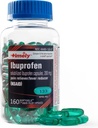 Time-CAP LABS, INC. Včasný Ibuprofen 200 mg - 160 Tekuté softgely - úľava od bolesti Softgely a zníženie horúčky - na úľavu od bolesti hlavy, bolesť menštruácie, bolesť zubov