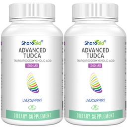 TUDCA Pečeň Podpora Doplnky 1200 mg-tretia strana testované-Bile soli pre Pečeň Detox Cleanse-Vysoká sila Formula-Vegan Kapsule pre Pečeň,Galbladder,Kidney Health,2 Fľaša-120 Kapsule