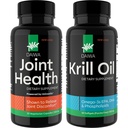 Daiwa Joint and Krill Oil Supplement Pack - Omega 3 Krill Oil Kapsule s bylinné Blend, 2-in-1 vzorec