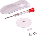 Apex okuliare Oprava Kit - Okuliare Oprava Kit s malým skrutkovačom, Eyesklass Skrutky, Magnifikačné sklo, Skrutkovač Sprievodca, & Storage Pouch - Universal Očné sklo Opravy Kit pre čítanie Okuliare, & Slnečné okuliare