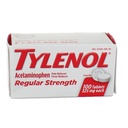 Tylenol Reg Strngth 100's Size 100ct Tylenol 325 Mg Pravidelná sila bolesť Reliever