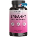 VINATURA Spearmint Leaf Capsulas Supplement - Vylepšené o DIM & Saw Palmetto, pre Nežiadúce vlasy, zdravie žien a pleti * USA Made & Tested* - 1380mg/serving, 60 Kapsule (30 Servings)