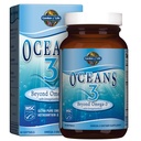 Garden of Life Oceans 3 Beyond Omega-3 with OmegaXantin, EPA, DHA Supplements, Fish Oil with 1200 mg Omega 3, Astaxantin & Brown Seaweed Extract - 60 Softgels