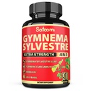 Satoomi Pure Gymnema Sylvestre Kapsule Extract - 90 Kapsule od 3-Month - V kombinácii s Neem Leaf, Holy Basil & Turmeric Curcumin Root