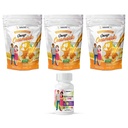BariatricPal 90-Deň Bariatric vitamín Bundle (Multivitamín One 1 za deň! Kapsula s 45 mg Železo a vápnik Citrát Mäkké žuvačky 500 mg s probiotikami - Oranžový krém)