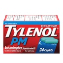 Tylenol PM, extra sila Caplets, 24 počet