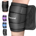 Ľadové balíčky pre zranenia opakovane použiteľné, Knee Gel Ice Pack Zalomiť bolesť Relief pre výmenu kolena chirurgia, Opuch, Meniscus Tear, ACL, Športové zranenia, Bruises a Artritída, Kolien Ice Pack Black