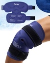 Forias 14.4" Ľadový balíček pre úľavu od bolesti kolena, opakovane použiteľný gélový balíček ľadu pre zranenia, Knee Replacement Surgery, Opuch, Artritída, Meniscus Tear, a ACL, Blue