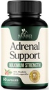 Adrenal Suplements Cortex Complex, Best Energy Supplement, Supports Cortisol Health & Energy Levels, Daily Ashwagandha for Women & Muži, podporuje adrenal únava a imunitný systém, 60 Kapsule