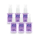 Purell Advanced Hand Sanitizer Gel Infundovaný s esenciálnymi olejmi, upokojujúce levandule, 2 fl oz Travel-Size Pumpa (Pack of 6), 3905-04-EC