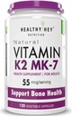 Generic ATS vitamín K2 100% Vegetariánsky vitamín K2 Výhody v zdraví kostí - 55 μg - 120 vitamín K27 kapsuly
