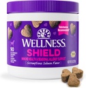 Wellness Salmon ochutený mäkký Chew Immune & Allergy Doplnky pre psy, 90 Počet