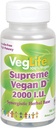 VegLife Supreme Vegan D Vegan Tablet, 2000 iu, 100 gróf