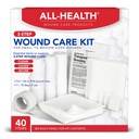 All Health Wound Care Kit & First Aid Supplies, 40 Piece 
