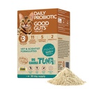Meowbiotiká Dobré Guty pre mačky probiotický prášok, 11 probiotické kmene, 2 Prebiotiká, 5 tráviace enzýmy pre podporu trávenia, Tuna Flavor, probiotiká pre mačky, vnútorné a vonkajšie (30 dní)