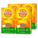 Metamucil Apple Crisp Ochutené vlákna tenké diétne vlákna doplnok s Psyllium Husk, 9.3 Ounce, balenie 4