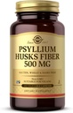 Solgar Psyllium Husky Fiber 500 mg - 200 Rastlinné kapsule - Non-GMO, Vegan, Gluten Free, Dairy Free, Kosher - 100 Servings