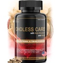 Cholesterol Supplement - Triglyceridy Podpora Kapsule w. Organické, Odorless cesnak, Cayenne korenie, Rastlinné steroly na podporu normálne HDL a LDL hladiny cholesterolu w. Antioxidant Niacin (vitamín B3)