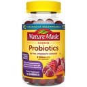Príroda Vyrobené probiotiká Extra sila Dávkovanie, Probiotiká pre ženy a mužov 8 Milión CFU na 2 Gummy, 42 Probiotické Gummy, 21 Day Supply