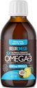 5X Ultimate Strength Liquid Fish Oil Supplements, Wild Caught Omega 3 Fish Oil Liquid, High EPA & DHA Omega3 Mastné kyseliny, Omega 3 Supplement with Vitamin D, 7.60floz, Tropical Flavor