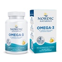 Nordic Naturals Omega-3, Citrónová príchuť - 60 mäkkých gélov - 690 mg Omega-3 - Rybí olej - EPA & DHA - Imunitná podpora, zdravie mozgu a srdca, Optimálna Wellness - Non-GMO - 30 Servisov
