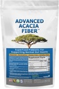 Advanced Acacia Fiber Powder Bundle 2.5 Ibs (40oz) Rozpustné Fiber Legay Gut Repair Powder + Organické použitie Bikarbonát sodný Alkalický doplnok pre alkalickosť 1LB