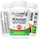Palmitoyletanolamid 450mg Komfort Mobilita Nerves Cognitive & Immune Support - Mikronizovaná vysoká absorpcia - All Natural Pea - USA Made - Žiadne doplnkové látky alebo pomoc 60 Vegan Capsules Supplement