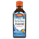 Carlson - Veľmi najjemnejší rybí olej, 1600 mg Omega-3s, Liquid Fish Oil Supplement, Nórsky rybí olej, Wild-Caught, Udržateľne zdrojový rybí olej Tekutý, Orange, 6.7 Fl Oz