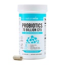 NatureWise Probiotiká 70 miliárd CFU - 17 kmeňov + organické prebiotiká - Immune, Digestive & Gut Health Support for Women & Men - Vegetarian, Gluten-free, non-GMO - 60 kapsúl[2-Month Supply]