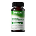 Pečeň Detox Supplement, 30 000mg Milk Thistle Extract, Turmérium, Artičoky & Glutatión