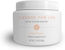 Isagenix Cleanse for Life - prášok Supplement for Cleanse Drink with No Laxatíva alebo Diuretiká - Podpora Metabolizmus s vitamínom B12 & Niacin -Peach Mango -3,4 Oz (16 Servings)