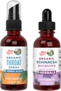 MaryRuth Organics Throat Spray (nechutný) & Echinacea Purpurea Drops 