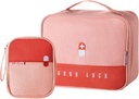 paerma prázdna prvá pomoc tašky Cestovné zdravotnícke pomôcky Izolovaná medicína taška Pohodlný bezpečnostný Kit Suit pre rodiny Outdoors Pešia turistika Kemping Auto Office Pracovisko, Pink