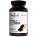 Sunfood Superfoods Šilajit Kapsule - Pure Shilajit Resin pre ženy a mužov, staroveký Himalájsky extrakt s Fulvovou kyselinou, minerálmi, Silajit prášok pilulky - 90 kapsúl