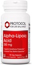 PROTOKOL PRE ŽIVOTNÉ BILANCIE Alfa-Lipoic Acid Supplement - 600mg ALA - Oxidačný stres Quencher, prietok krvi a zdravie srdca - Kosher & Dairy Free - 60 Veg Kapsule