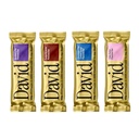 David, Protein Bar, Sample Pack, Variety Pack, Pack of 4 Protein Bars 28g Bielkoviny 