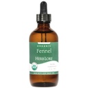 Herb Lore Organic Fenikel Seed Tincture - Upokojuje plyn a Bloating - Laktačná podpora Doplnková - 4 fl oz
